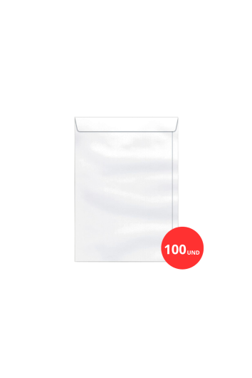 Envelope Scrity 240x340 Branco Of 34 - 100 Und