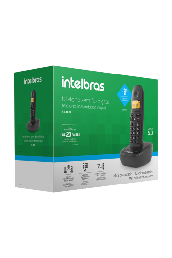 Telefone S/ Fio Ts2510 Preto