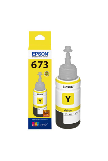 Tinta P/ Uso em Epson 673 Amarelo 70ml Similar - Rhb