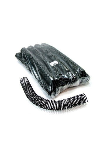 ESPIRAL 45MM (PARA 400 FOLHAS) 15 UNIDADES PRETO - VIP 