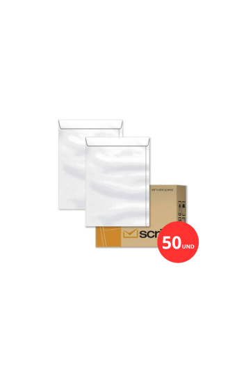 Envelope Scrity 229x324 Branco Of 32 - 50 Und
