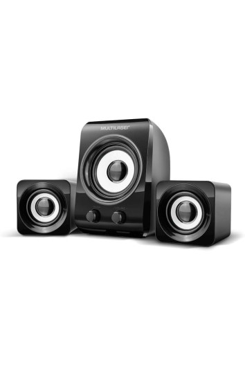 Caixa de Som 2.1 C/ Subwoofer 14w Rms Multilaser