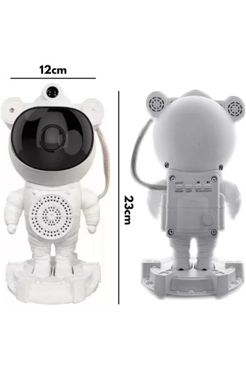 Projetor Astronalta Galaxia Bluetooth C/som Galaxia Estrelas Lua