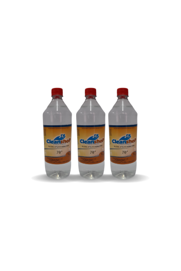Álcool Etílico 70° 1l - 3 Und