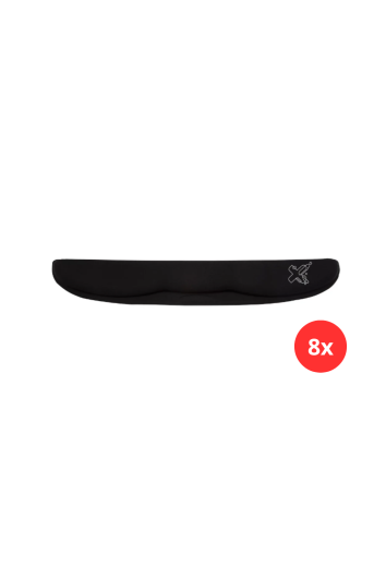 Apoio Pulso para Teclado em Gel Preto Maxprint - 8 Und