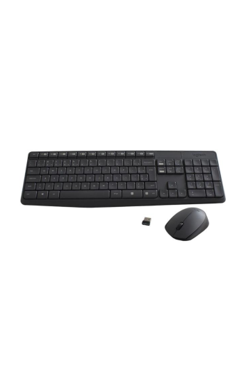 Kit Teclado e Mouse Usb S/ Fio Mk235 Logitech 