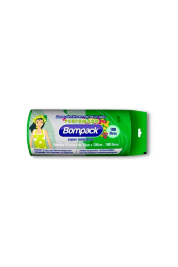 Saco P/ Lixo 100l 75x105 Perfumado C/10un