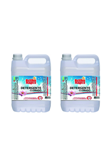 2 Und Detergente Clorado 5l - Brilho Mágico