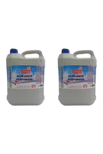 2 Und Alvejante Clorado Perfumado 5l - Brilho Mágico
