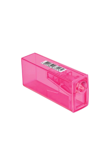 APONTADOR C/ DEPOSITO RETANGULAR 6CM NEON - FABER CASTELL
