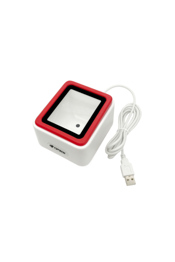 Leitor Cod de Barras Usb Lb-d100wh Laser de Mesa Branco