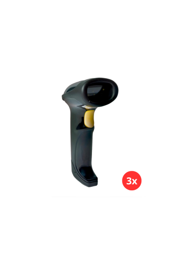 Kit 4 Und Leitor Cod Barras Usb Lb-40bk