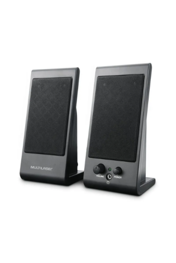 Caixa de Som 2.0 Usb 3w Preto Multilaser