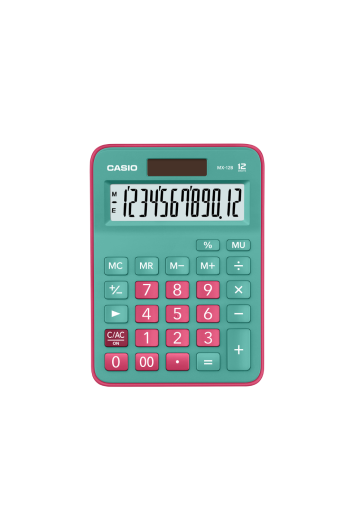 Calculadora 12dig Verde/rosa