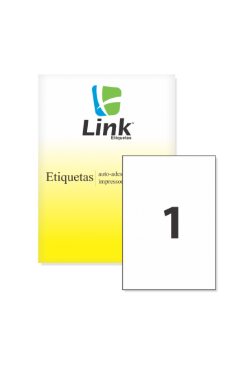 Etiqueta 210 X 297 A4 Folha Inteira Cx C/25