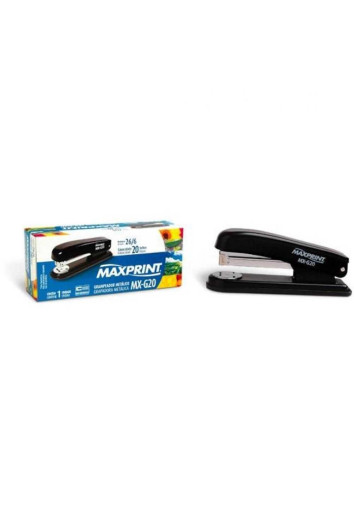 Grampeador 20fls Metal Mx-g20 Maxprint
