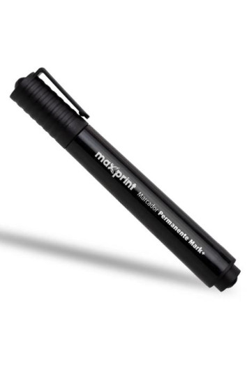 Marcador Permanente Preto Mark+ Maxprint