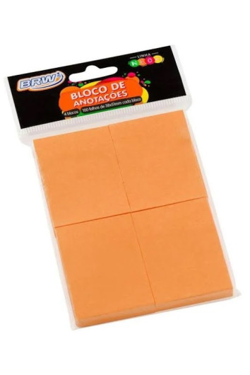 Anote e Cole 38 X 51mm Lar 100fl Ba3802 Brw
