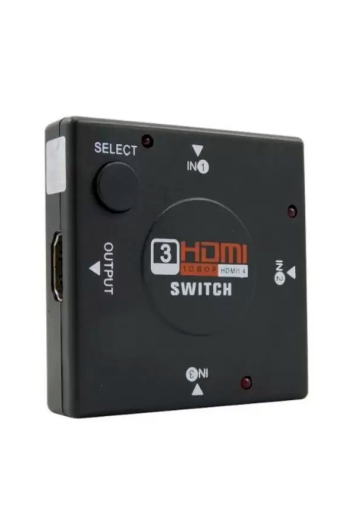 Switch Hdmi 3 Entradas e 1 Saida