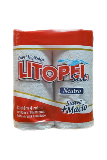 Papel Higiênico 4x30m Litopel Rolinho Sulpel 