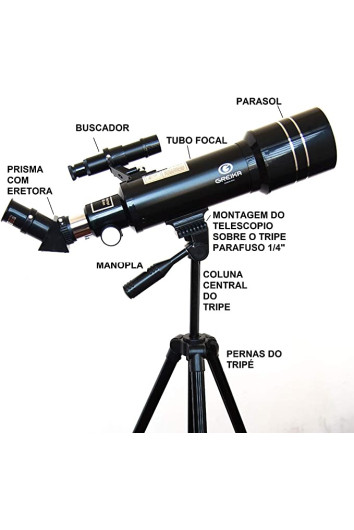 Telescópio Luneta 40070 D70 - Greika