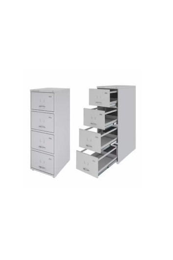 Arquivo de Aco 4 Gavetas Profundidade 51cm Ch 26 Cinza Rch