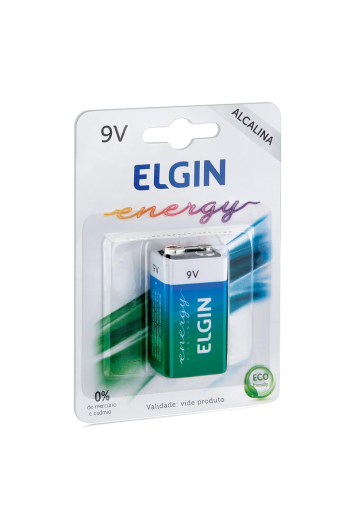 Bateria 9v Alcalina Elgin 82158 Elgin