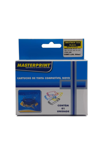 Cartucho Brother Lc103 Preto Similar - 224050005 - Masterprint
