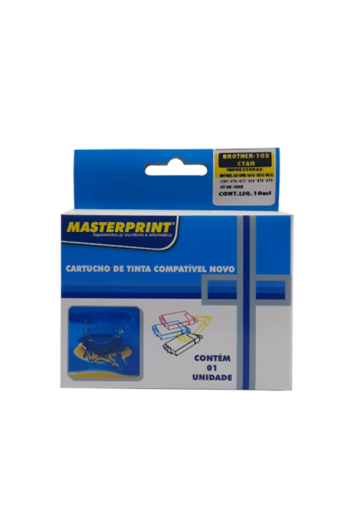 Cartucho Brother Lc103 Ciano Similar - 224050006 - Masterprint 