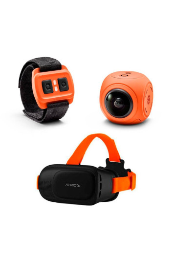 Câmera Atrio Panorâmica X-Pheral Wi-fi com Óculos V.R Laranja - DC187