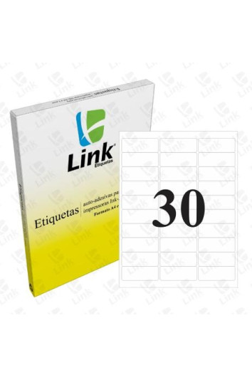 Etiqueta 254 X 667 100fls Carta  3000 Etiquetas