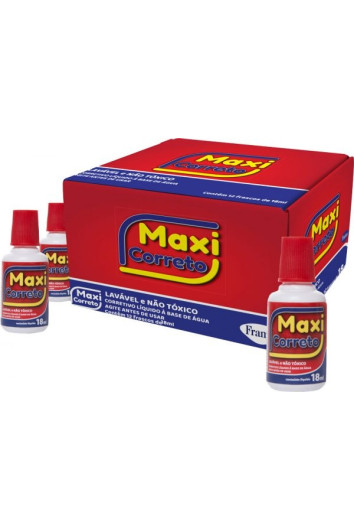 Corretivo Líquido 18ml Maxxi Correto