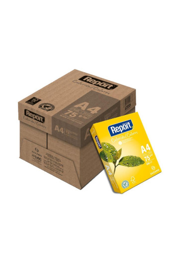 Resma A4 Colorido Amarela 75g 500fls Report