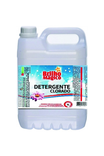 Detergente Clorado 5l Brilho Mágico