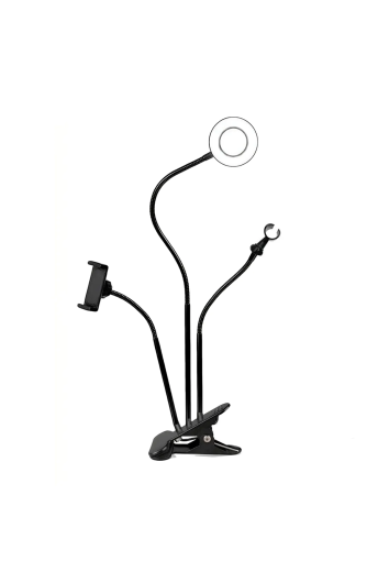 Kit Ring Light + Adaptador Smartfone + Suporte Mic - AL-06II - Greika