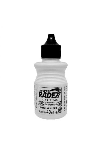 Refil Pincel Atômico 40ml Preta Radex