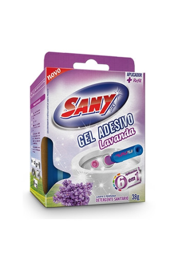 Gel Ativo Sanitario C/ Aplicador Lavanda C/ 6 Sany 