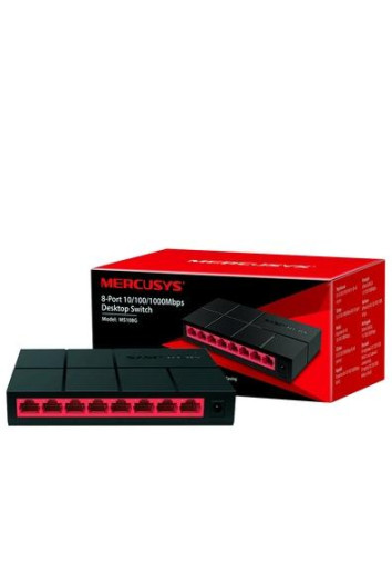 Switch 8 Portas 10/100/1000 Giga Ms108g Mercusys