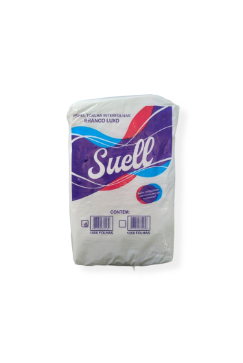 Papel Toalha 2 Dobras 20x20 Celulose 20g Suell