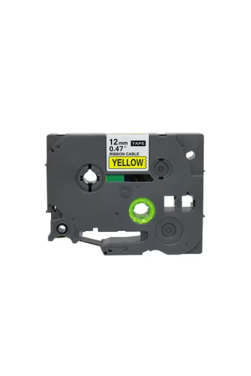FITA ROTULADOR BROTHER FX631 12MM PTO/AMARELO COMPATÍVEL - X - FULL