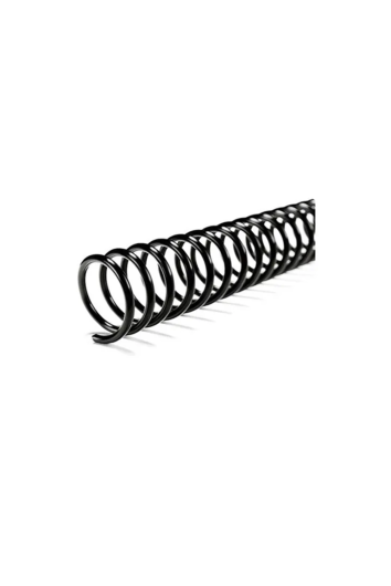 Espiral 17mm (para 100 Folhas) 100 Unidades Preto - Vip