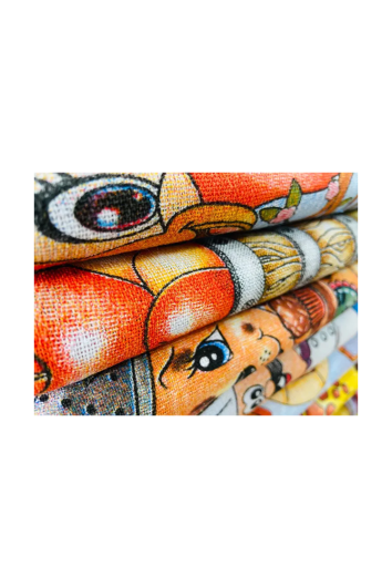 Pano Prato 42x65cm Estampado - Santa Clara