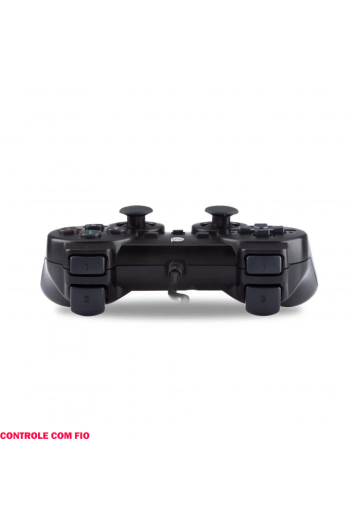 Controle Pc Double Shock Usb 2.0 Preto