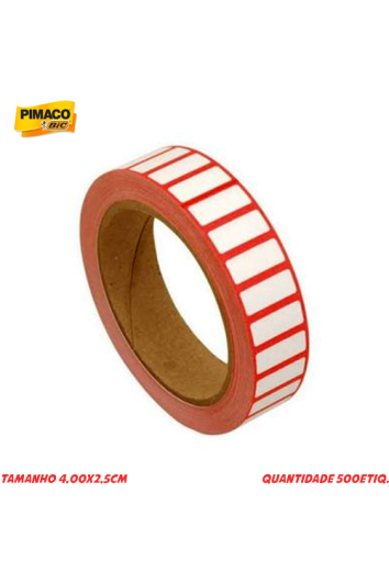 Etiqueta Rolo 40 X 25 500 Etiquetas /rolo Pimaco