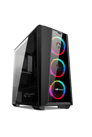 Gabinete Gamer C3tech Mt-g800bk Mid Tower