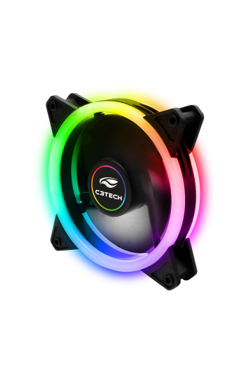 Cooler Fan F7-l210 Rgb Duplo 120mm Conector Argb Controladora 