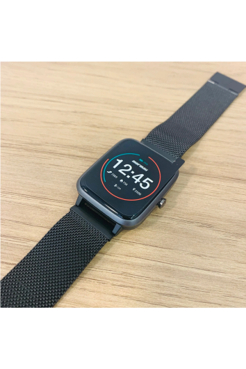 Relógio Smartwatch Mormaii Life Pulseira Metal Preto