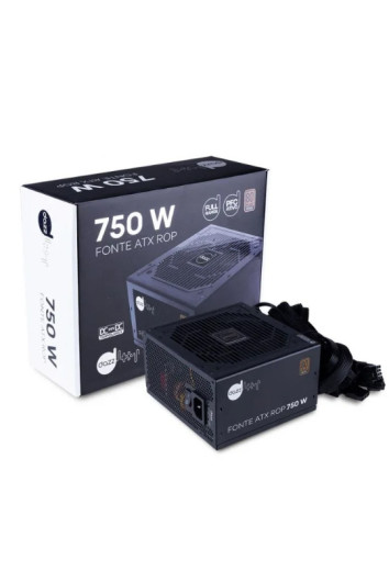 Fonte Atx Rop 750w 80 Plus Bronze Pfc Ativo Dazz