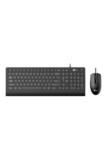 Kit Teclado E Mouse C/Fio Lecoo Cm103 Preto