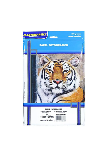 Papel Foto A4 230g 50fls Glossy Masterprint